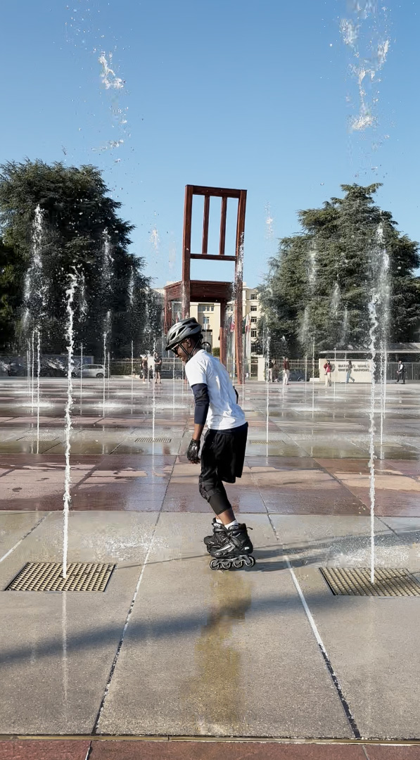 Rollerblading portrait 3